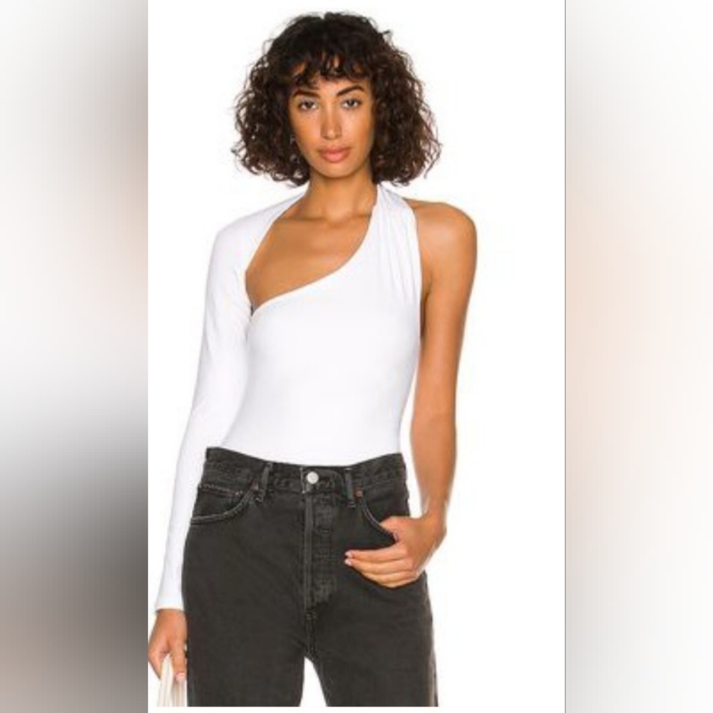 BARDOT Londyn Cut Out Bodysuit in Orchid White
